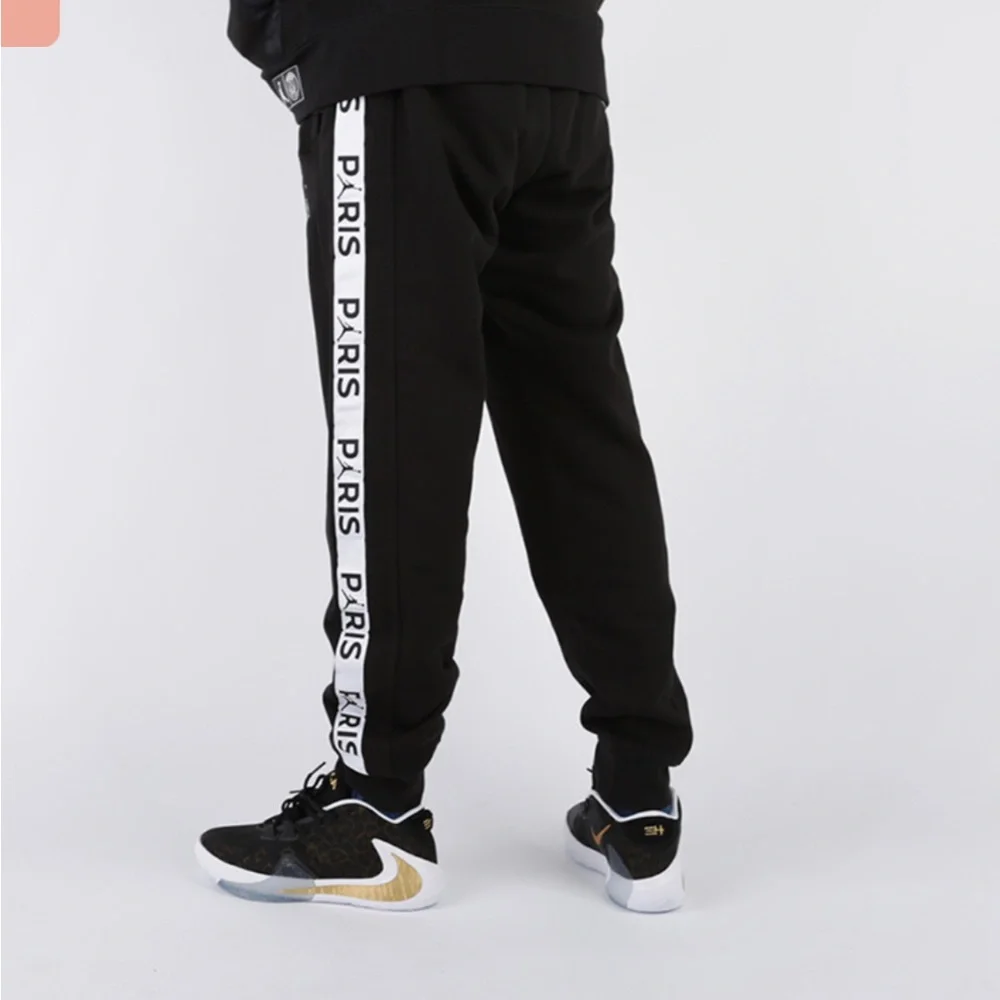 EUC Jordan x PSG Paris Saint Germain Fleece Jogger Pant BQ8348-010 Sz Medium